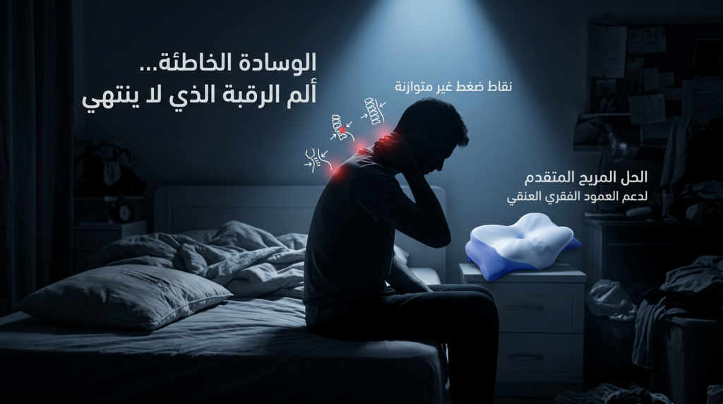 الم الرقبة من الخلف – وضعية النوم والوسادة المناسبة