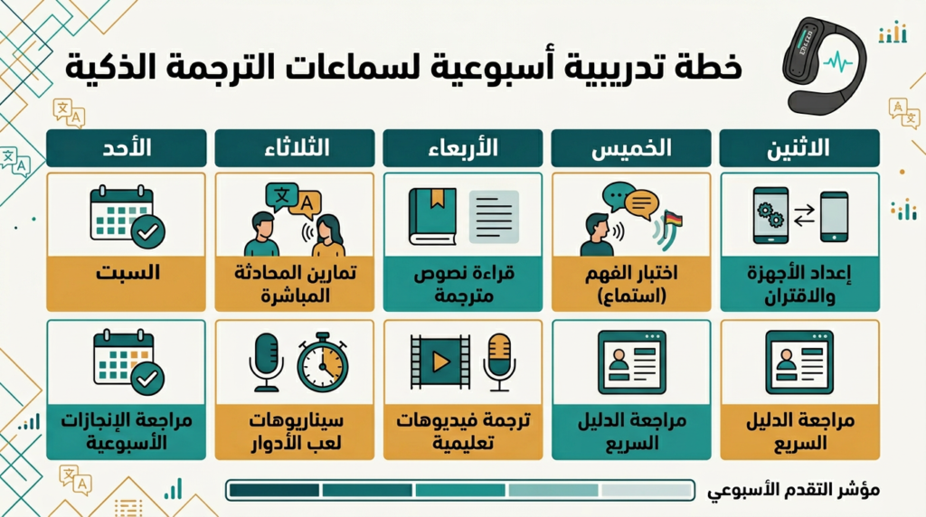 خطة 14 يوماً لأفضل سماعات ترجمة فورية 2026