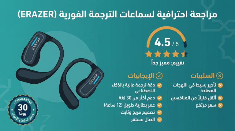 مراجعة سماعات ترجمة فورية بالذكاء الاصطناعي — 2026